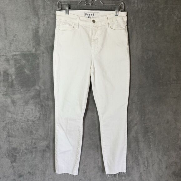 Frank & Eileen Women's Size 29 Sligo Italian Performance Denim Skinny Jean White
